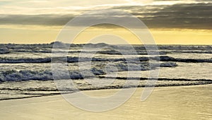 Sunset above the ocean