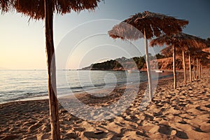 Sunset at Ag Paraskevi beach, Skaithos