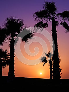 Sunset in Agadir, Morocco