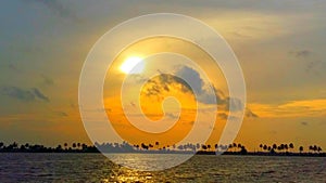 Sunset in Alappuzha