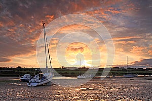 Sunset at Alnmouth