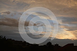 Sunset as it is some times on fire.