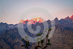 Sunset at Auli, Uttarakhand, India