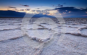 Sunset at Badwater Basin