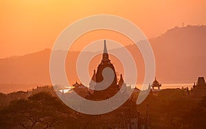 Sunset in Bagan