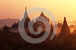 Sunset at Bagan, Myanmar