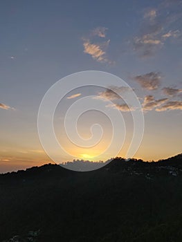 Sunset at Bakloh, Himachal Pardesh, India