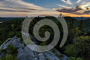 Sunset - Bald Mountain - Adirondack Mountains - New York