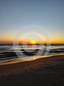 Sunset in Baltic sea Ã°Å¸Åâ¦