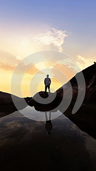 Sunset in Bangka island