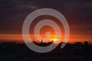 Sunset - barranco photo