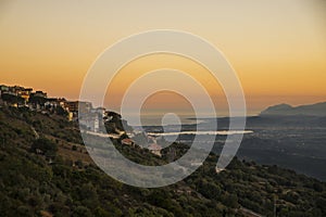 Sunset in Baunei, Sardinia