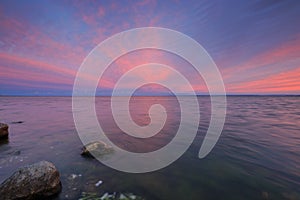 Sunset on the Bay of Puck