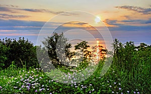 Sunset at Bayfield Beach