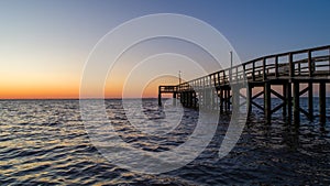 Sunset at Bayfront Park on Mobile Bay