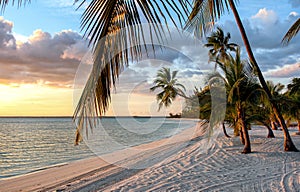Sunset at Beach at the Bahamas