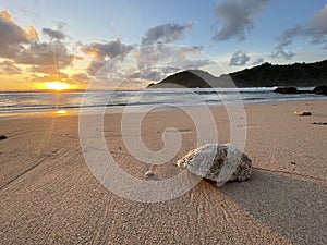 Sunset beach indonesia