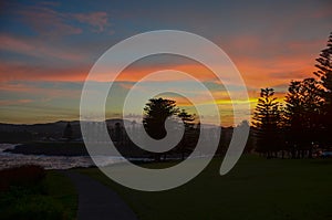 Sunset beach kiama
