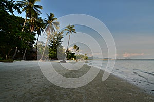 Sunset at the beach. Koh Mook. Thailand