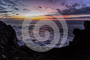 Sunset at the Beach, La Palma, Spain