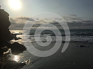 SUNSET AT BEACH, LAS PINAS ECUADOR