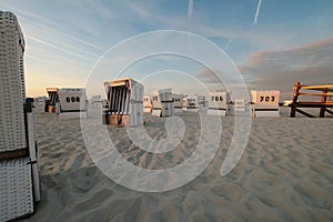 Sunset beach St. Peter-Ording