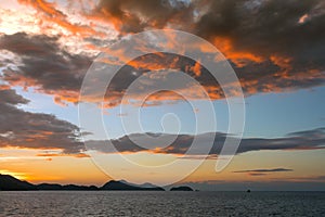 Sunset on the beach, Thailand, Koh Chang