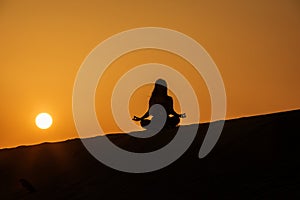 Sunset behind the Yogi