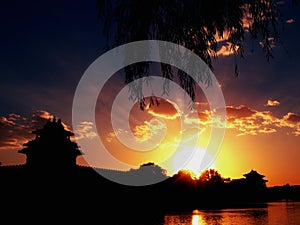 Sunset in Beijing
