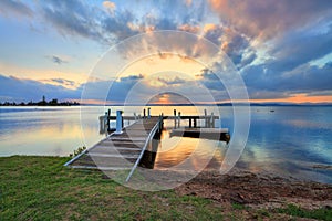 Sunset at Belmont, Lake Macquarie, NSW Australia