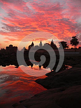 Sunset Betwa River Orcha india