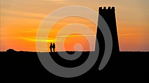 Sunset on beverley Westwood