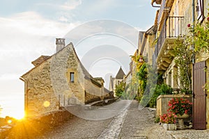 Sunset at Beynac et Cazenac, France