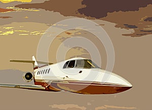 Sunset bizjet