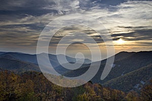 Sunset from Black rock Mountain