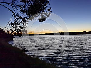 The Sunset at Blackstrap Lake, Saskatchewan