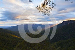 Sunset in Blue Mountains