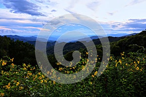 Before Sunset On The Blue Ridge Parkway