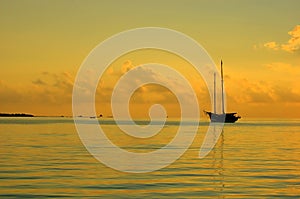 Sunset Boat photo