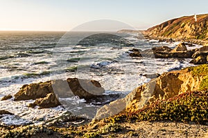 Sunset at Bodega Bay, California