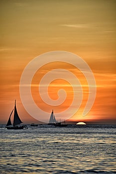 Sunset in boracay