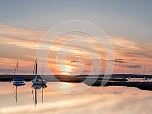 Sunset at Brancaster Staithe