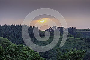 Sunset in the Brecon Beacons