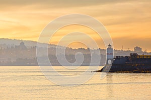 Sunset at Brokcton Point Lighthouse