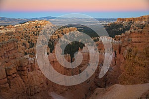 Sunset in Bryce Canyon