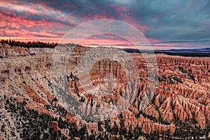 Sunset at Bryce Point