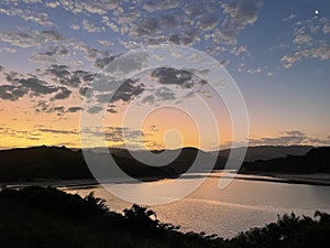 Sunset in Bulungula Eastern Cape South Africa