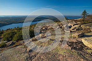 Sunset on Cadillac mountain