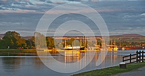 Sunset Caledonian Canal