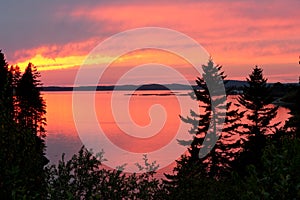 Sunset on Campobello Island